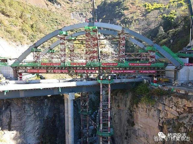 桥梁大事:虎跳峡互通钢拱桥顺利吊装合龙,珠海洪鹤大桥本月通车